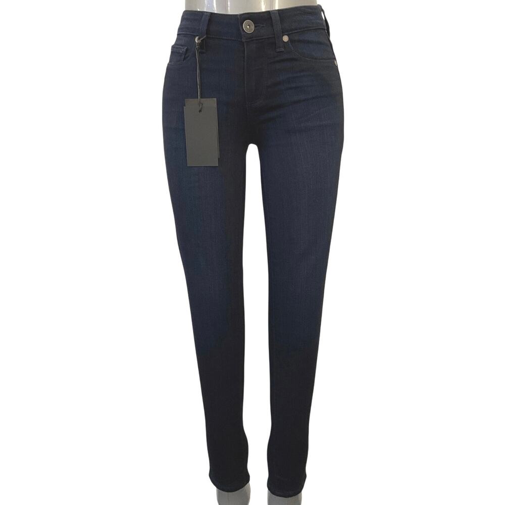 Paige Verdugo Ultra Skinny Ankle Jeans 24 Dark Wash Mid Rise Women NWT